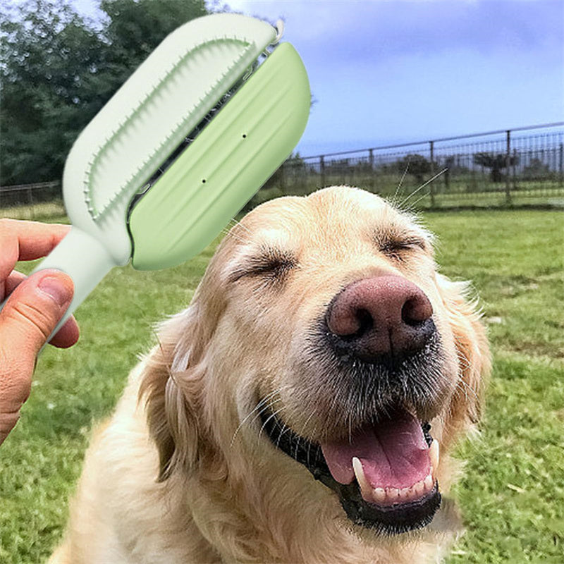 Pet grooming brush 3 colours — blue green orange Snapify Canada