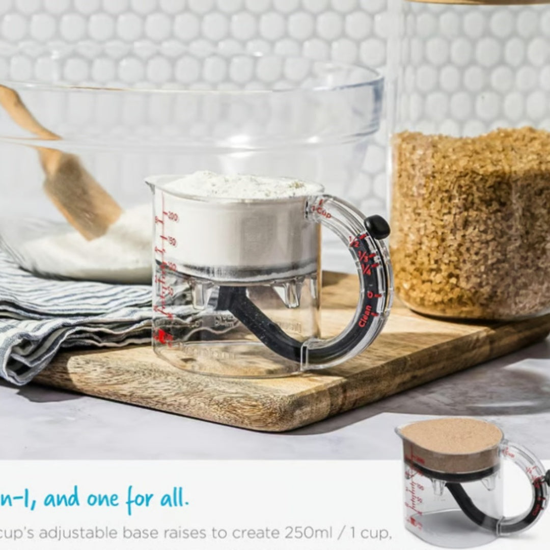 4-In-1 Adjustable Measuring Cup Multi-Functional Measuring Cup