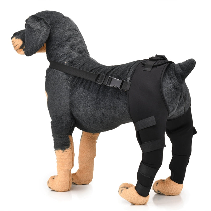 Dog clinical joint wrap black rigid support small breed Canada