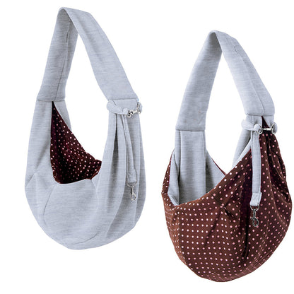 Dog tote carrier bag sturdy handles lightweight travel pet