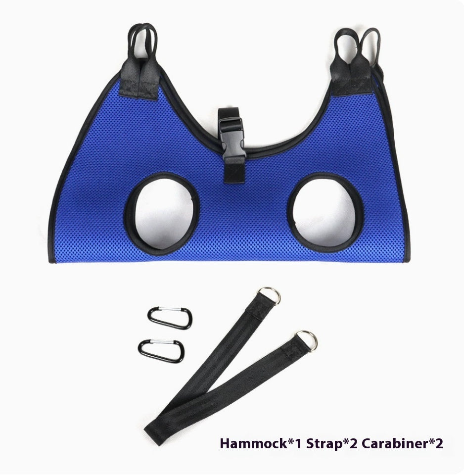 Pet grooming hammock 8-piece set — complete grooming kit dogs cats